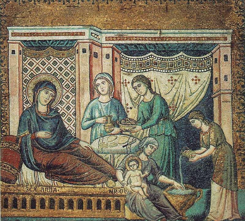 CAVALLINI, Pietro Nativity of the Virgin gsd